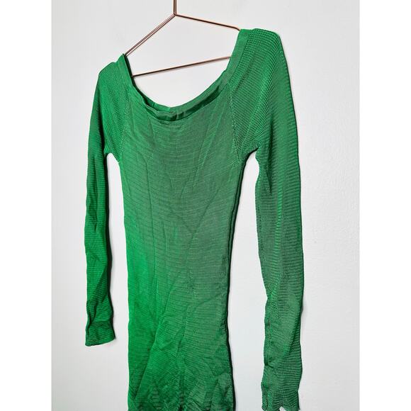 BAOBAB Emerald Green Jersey Boat Neck Olivia Sheath Dress Size Large - Picture 5 of 13